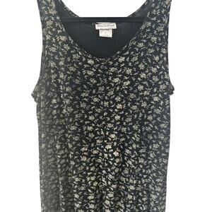 Rue St. Paul Y2K Floral Sleeveless Stretch Midi Dress Size Large
